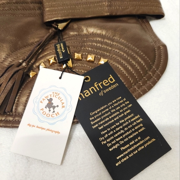 Manfred of Sweden Haute Couture Dog Jacket Size Medium - Picture 3 of 4